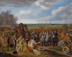 Louis Xiv Devant Le Siege De Douai