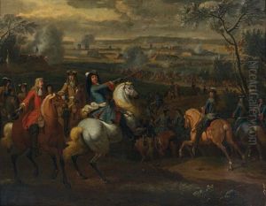 Louis Xiv Devant Une Ville (leau?)