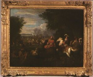 Louis Xiv Devant Le Champ De Bataille