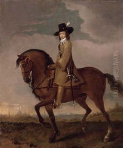 Equestrian Portrait Of James Scott, 1st Duke Of Monmouth And Buccleuch In A Landscape, Oxford Beyond