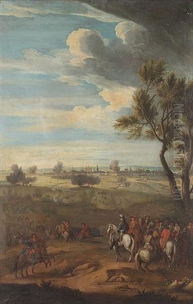 Louis Xiv Outside The City Of Maastricht - view 1