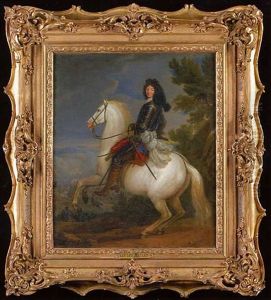 Portrait Equestre De Louis Xiv