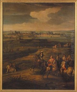 La Prise De Saint-omer Par Louis Xiv, Le 22 Avril 1677 by Adam Frans van der Meulen