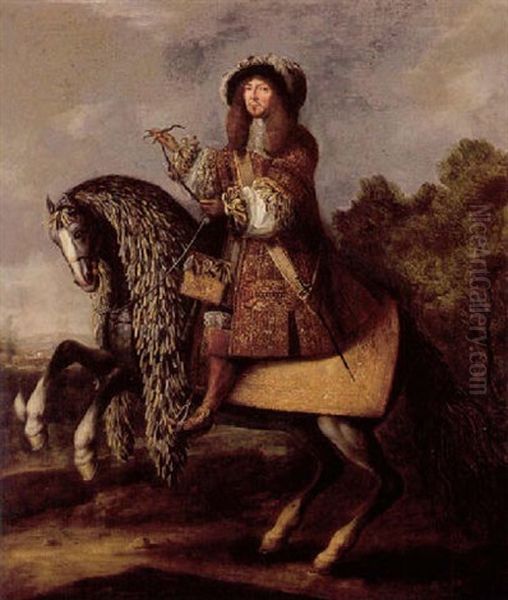 Equestrian Portrait Of A Gnetleman - view 1