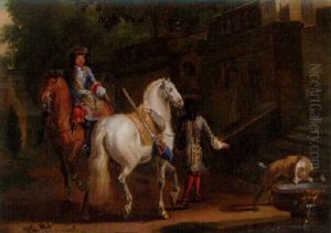 An Elegant Horseman Preparing To Depart An Elegant Horseman Preparing To Depart