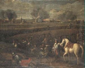 Louis Xiv Dans La Tranchee Au Siege De Tournai
