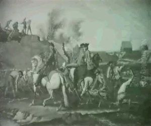 Construction D'un Fort Par Vauban by Adam Frans van der Meulen