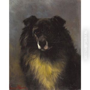 Hundebildnis by Edmond Van Der Meulen