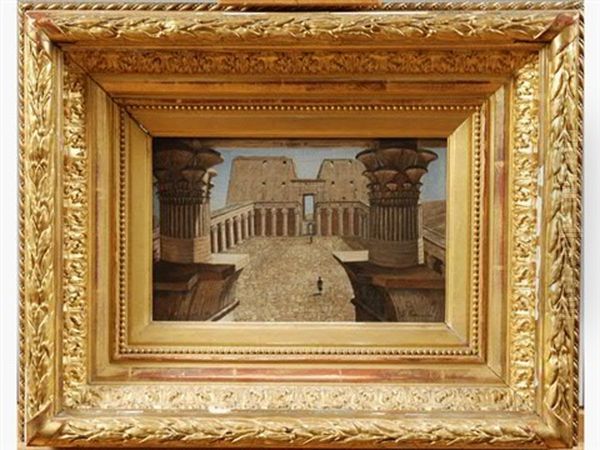 Le Temple D'horus A Edfou - view 1