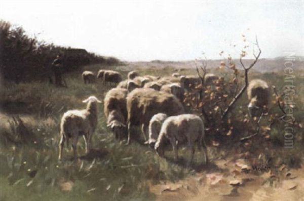 Shepherd And Flock - view 1
