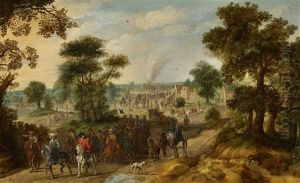 Scene From The Thirty Years' War by Pieter Meulener