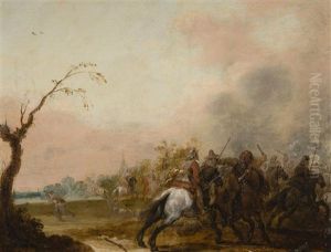 Battle Scene by Pieter Meulener