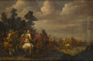 Par De Escenas De Batallas (2 Works) by Pieter Meulener