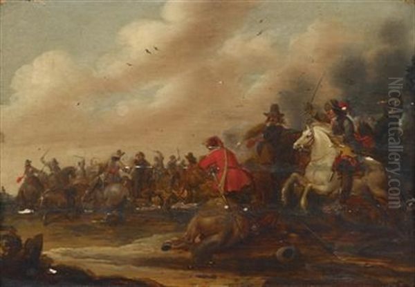 Cavalry Skirmish (a Pair) - view 1