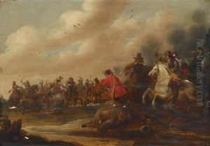 Cavalry Skirmish (a Pair)