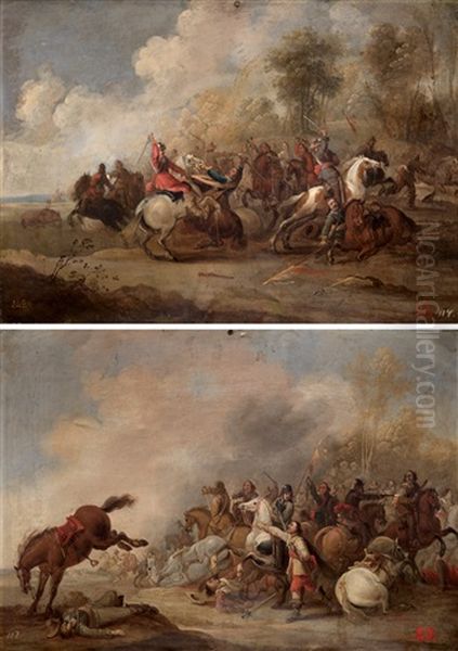 Escenas De Batallas (pair) - view 1