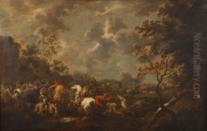Choc De Cavalerie by Pieter Meulener