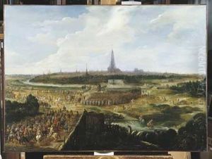 L'entree Du Cardinal Infant Ferdinand D'espagne Dans La Ville D'anvers Le 17 Avril 1635 by Pieter Meulener