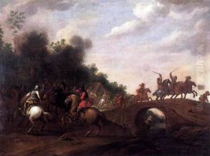 Choc De Cavalerie by Pieter Meulener