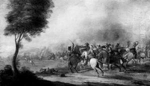 A Calvary Battle by Pieter Meulener