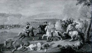 A Cavalry Battle by Pieter Meulener