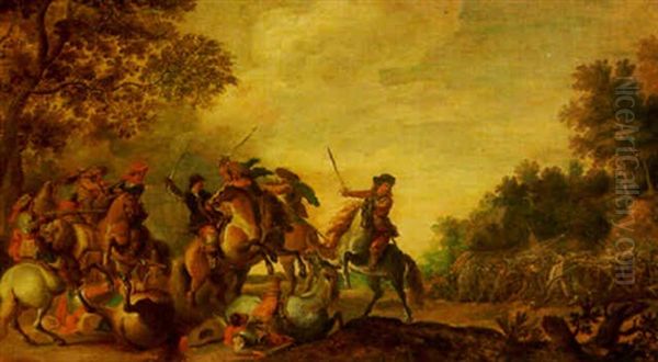 A Cavalry Engagement - view 1