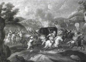 Cavalry Engagement by Pieter Meulener