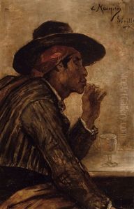 Smoker (1883) by Constantin Meunier