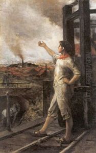 Hiercheuse Appelant by Constantin Meunier
