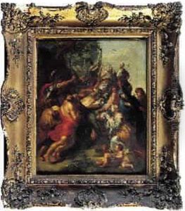 La Montee Au Calvaire by Jacob Andries Beschey