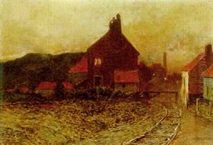 Le Chemin De Fer by Constantin Meunier