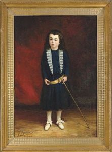 Standing Boy With Riding Crop by Henri Georges Jean Isidore Meunier