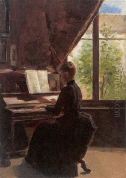Jeune Fille Au Piano - view 1