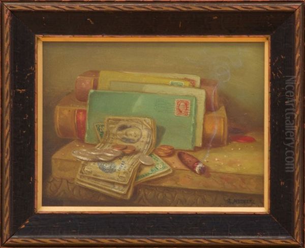 Still Life With Smoldering Cigar - view 1