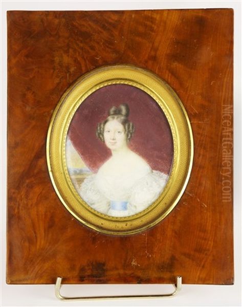Portrait De Dame A La Robe Blanche - view 1