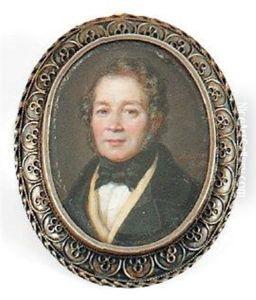 Portrait D'homme En Redingote Grise Vers La Gauche