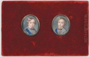 Portrait D'enfant En Costume Gris (+ Another; 2 Works) Portrait D'enfant En Costume Gris (+ Another; 2 Works)