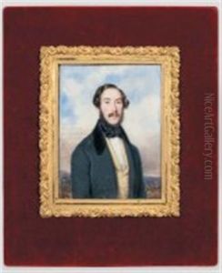Portrait D'un Homme En Buste De Trois-quart