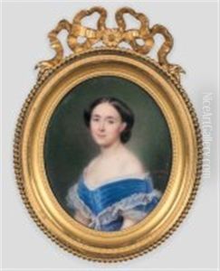Portrait D'une Jeune Femme En Buste De Trois-quart