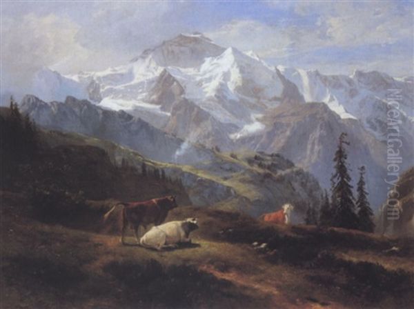 Vaches A L'alpage - view 1