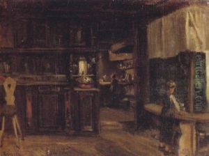 Stubeninterior In Brunnen by Albert De Meuron