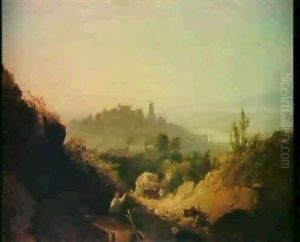Blick Auf Das Schloss Von Neuchatel by Albert De Meuron