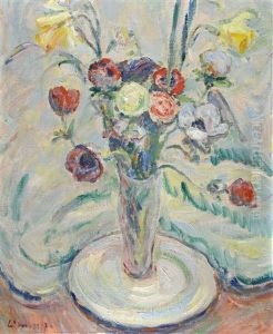 Nature Morte Aux Fleurs by Louis Henri de Meuron