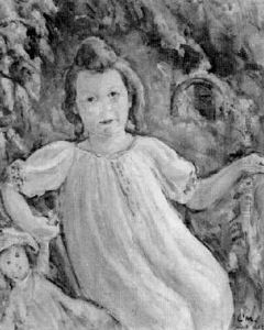 Bildnis Der Marguerite Biedermann by Louis Henri de Meuron