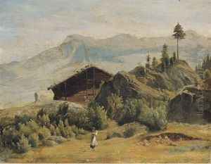 Paesaggio Montano Con Rifugio by Maximillian de Meuron