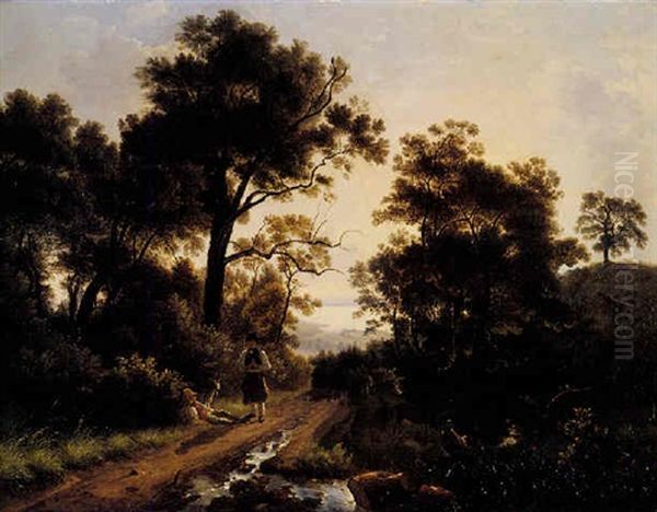 Zwei Ruhende Hirten - view 1
