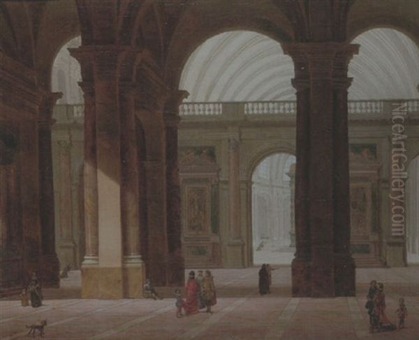 An Architectural Capriccio Of A Cathedral - view 1