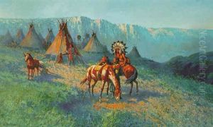 Camp Of The Sioux by William Meuttman