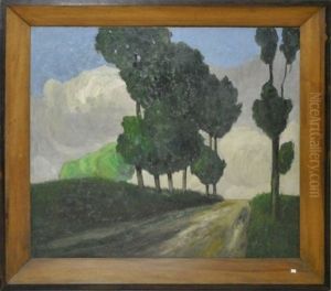Paysage by Henri Meuwis