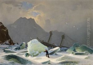 Paysages (various Sizes; 4 Works) by Hermann Mevius